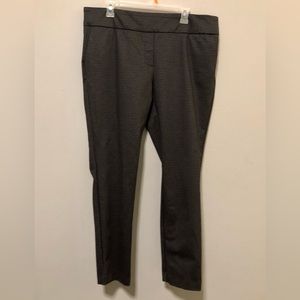 Preowned Dalia XL Women’s Black Stone Control Top Stretch Casual Dress Pants